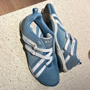 Kids Blue and White Athletic Shoes